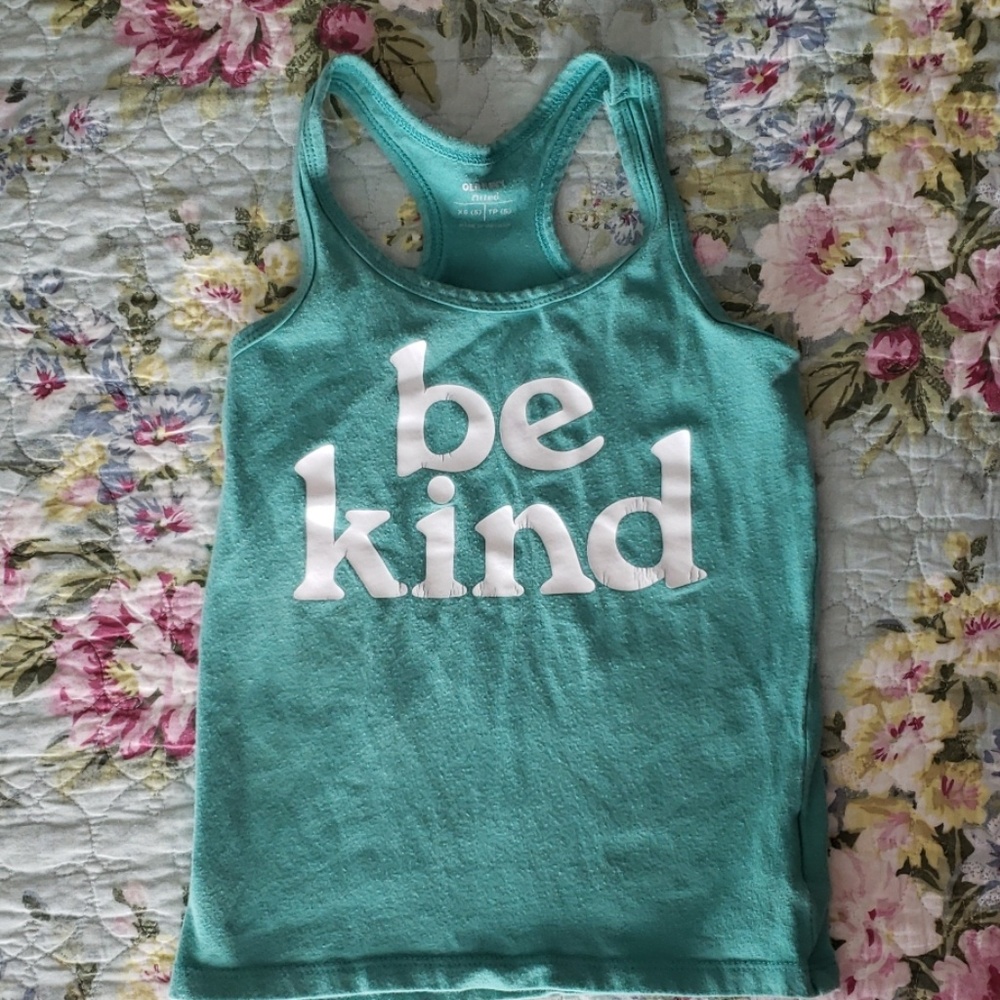 ⭐ SOLD ⭐ Old Navy dark mint fitted tank